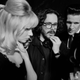 Anya Taylor-Joy, Edgar Wright, and Matt Smith on the set of Last Night In Soho